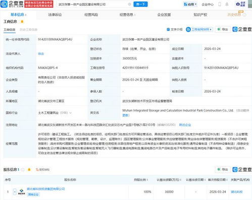 武漢存算一體產(chǎn)業(yè)園區(qū)建設(shè)公司成立，加速區(qū)域數(shù)字經(jīng)濟(jì)發(fā)展